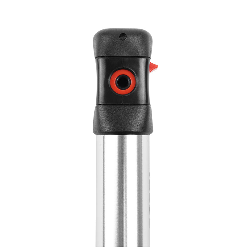 Mini pompe route-VTT Zefal Air Profil Switch alu argent 7 bars – vue 3