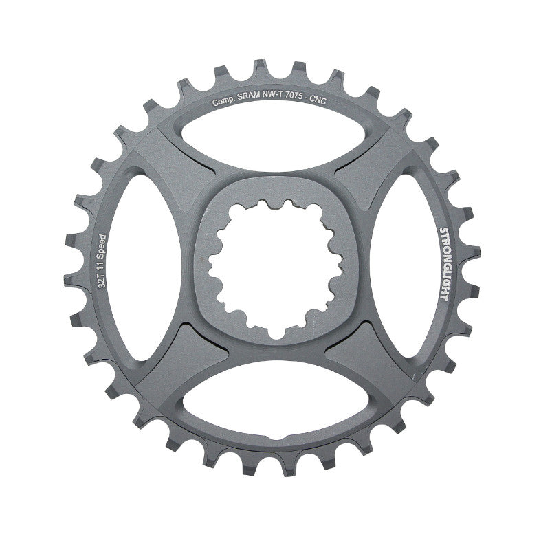Plateau VTT Stronglight Direct Mount pour SRAM XX1-X01-X1-X0-X9 mono noir HT3 11 v narrow wide déport 6 mm – 32 dents