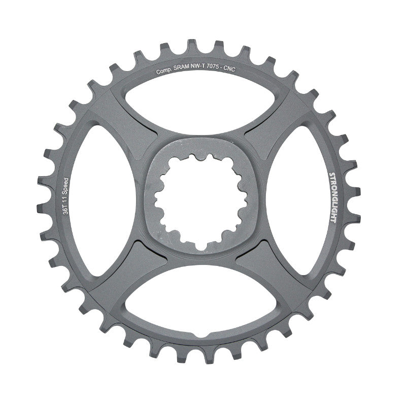 Plateau VTT Stronglight Direct Mount pour SRAM XX1-X01-X1-X0-X9 mono noir HT3 11 v narrow wide déport 6 mm – 36 dents
