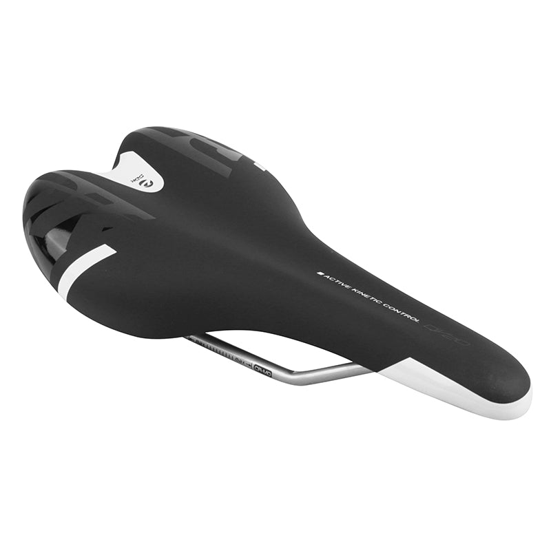 Selle route-VTT Newton Kinetic noire déco blanc-noir 260 x 140 mm – vue 3