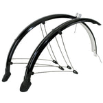 Garde-boue VTT 24" P2R Country plastique noir à tringles 56 mm (paire)