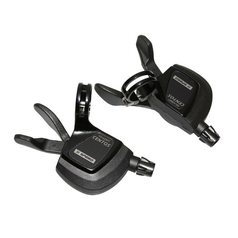 Manettes P2R cintre plat 2 x 11 vitesses compatibles Shimano (paire)