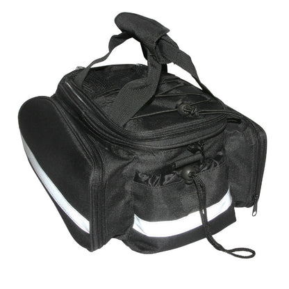 Sacoche arrière double Newton N1 sur porte-bagages, imperméable