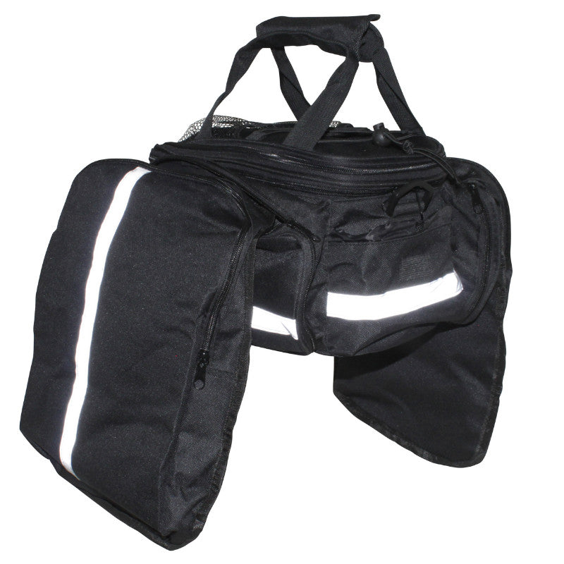 Sacoche arrière double Newton N1 sur porte-bagages, imperméable – vue 2