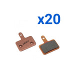 Boîte plaquettes frittées DiscStop HP type Shimano (20 paires) BBS-52SP BBB