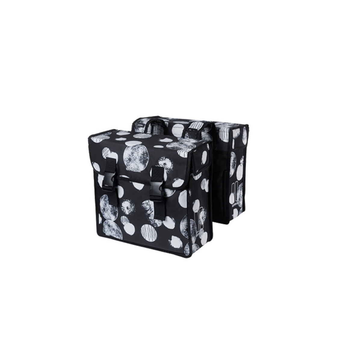 Sacoche double Mara BASIL – XL – 35 L / Noir/gris