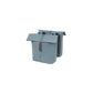 Sacoche double City BASIL – 28-32 L / Crochets standard / Bleu graphite