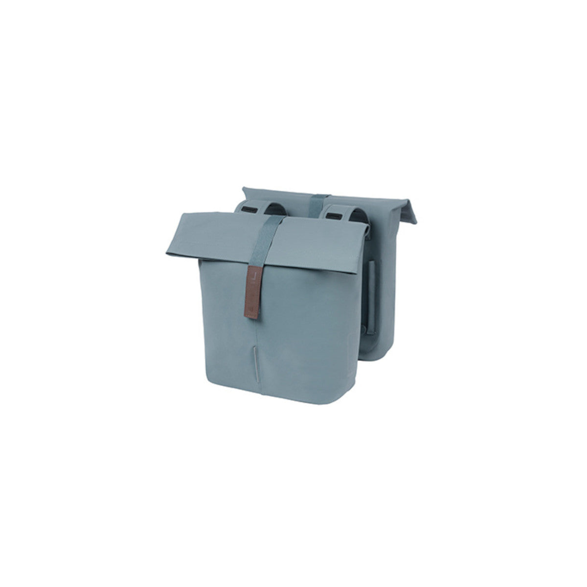 Sacoche double City BASIL – 28-32 L / Crochets standard / Bleu graphite