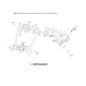 SRAM Vis de Fixation Cadre RD XX