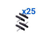 Boîte de patins VTT CantiStop, 72mm (50 paires) BBB