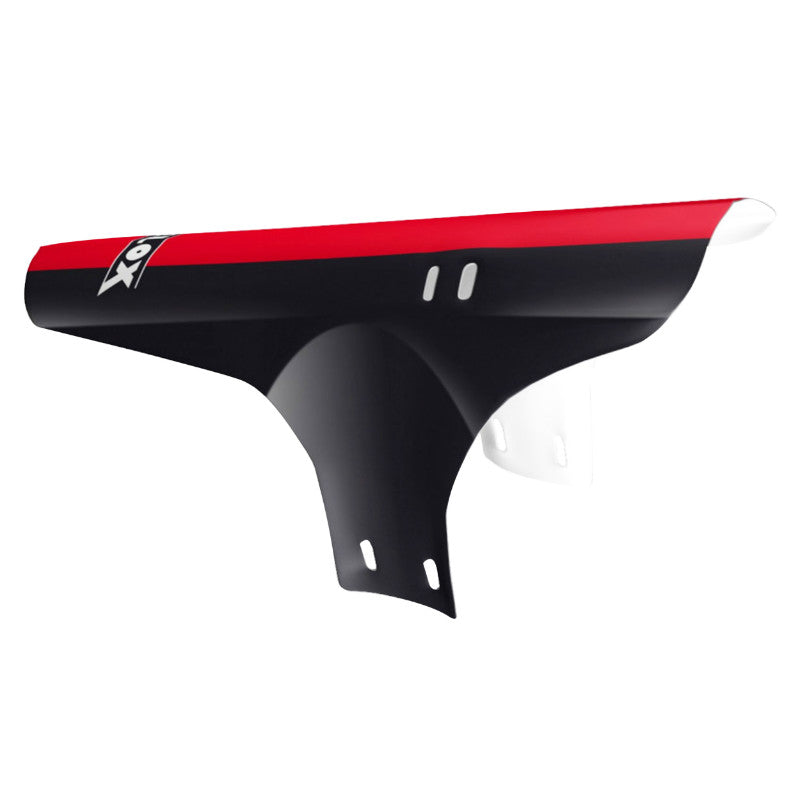 Garde-boue avant VTT Velox fixation fourche – Noir-rouge
