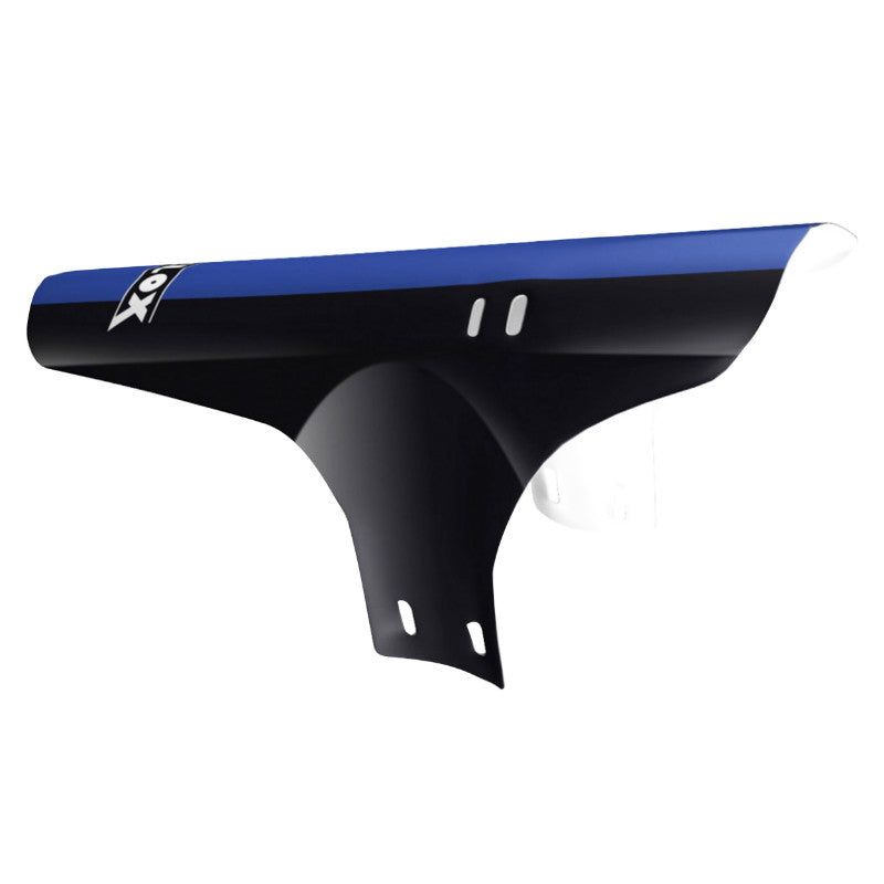 Garde-boue avant VTT Velox fixation fourche – Noir-bleu