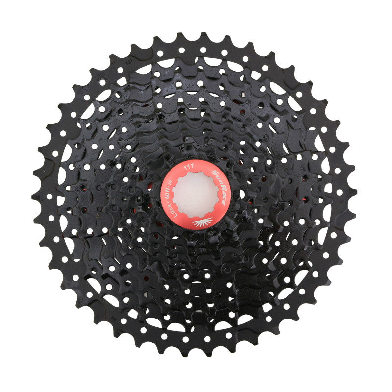 Cassette VTT Sunrace MX8 11 vitesses compatible Shimano – 11-42 Noir