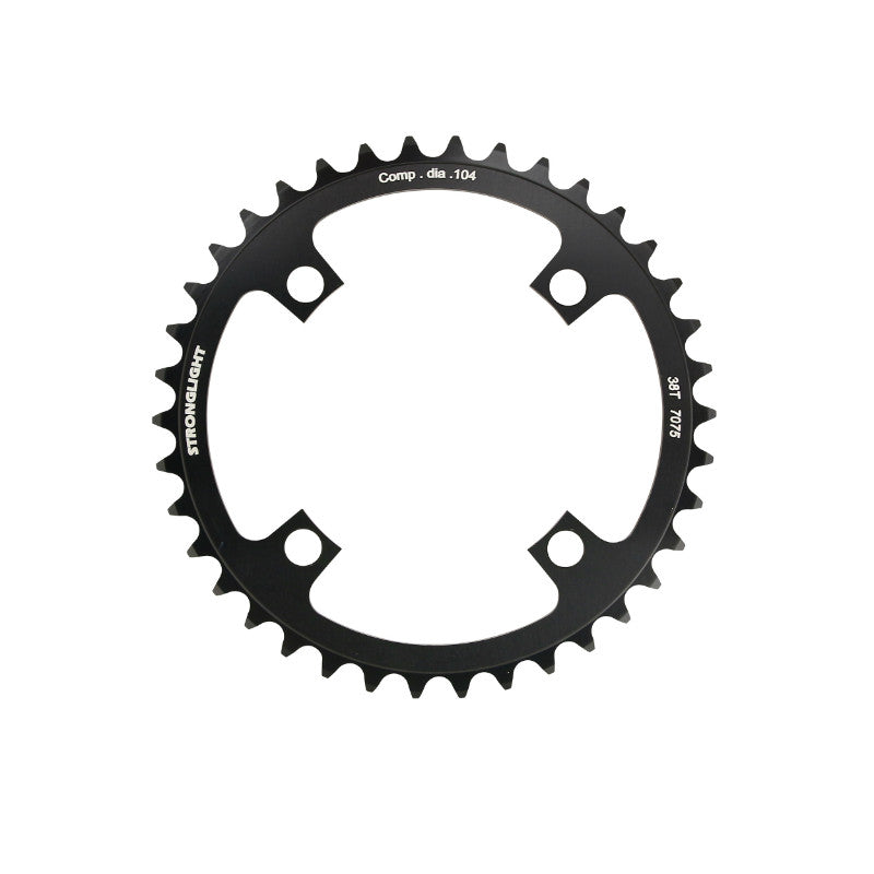 Plateau VAE Stronglight 4 branches 104 mm pour Bosch 3e gén. mono noir – 38 dents