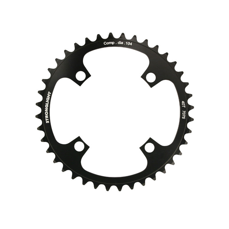 Plateau VAE Stronglight 4 branches 104 mm pour Bosch 3e gén. mono noir – 40 dents