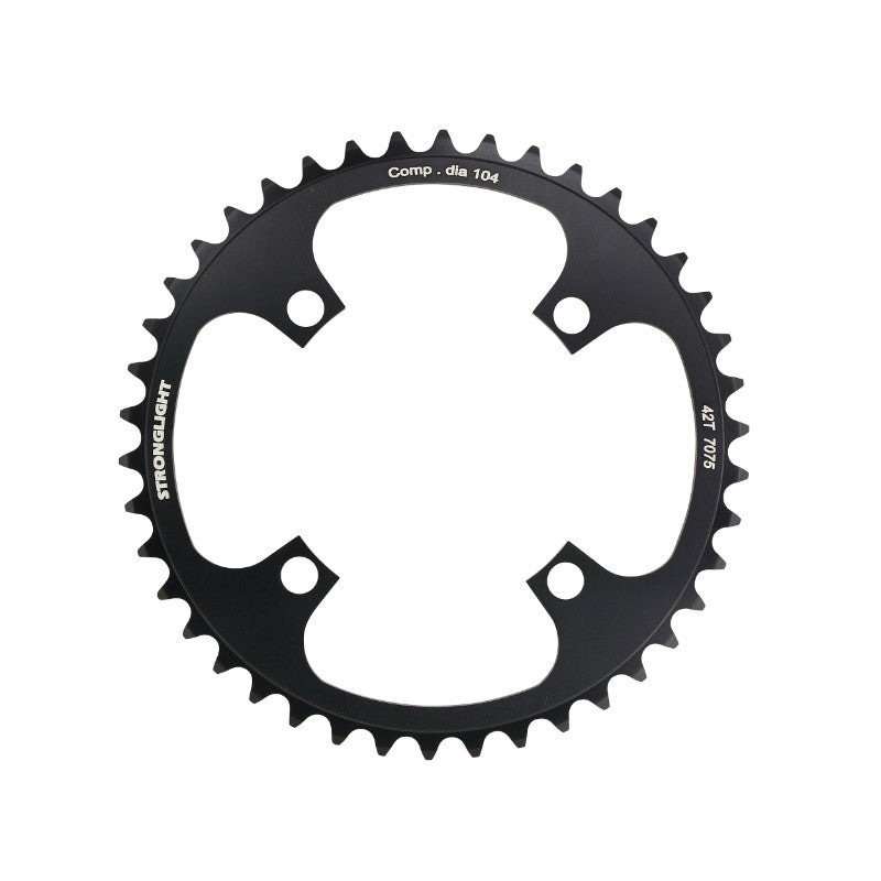 Plateau VAE Stronglight 4 branches 104 mm pour Bosch 3e gén. mono noir – 42 dents