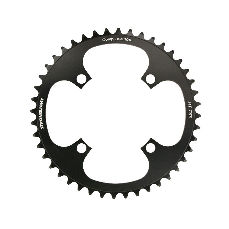 Plateau VAE Stronglight 4 branches 104 mm pour Bosch 3e gén. mono noir – 44 dents