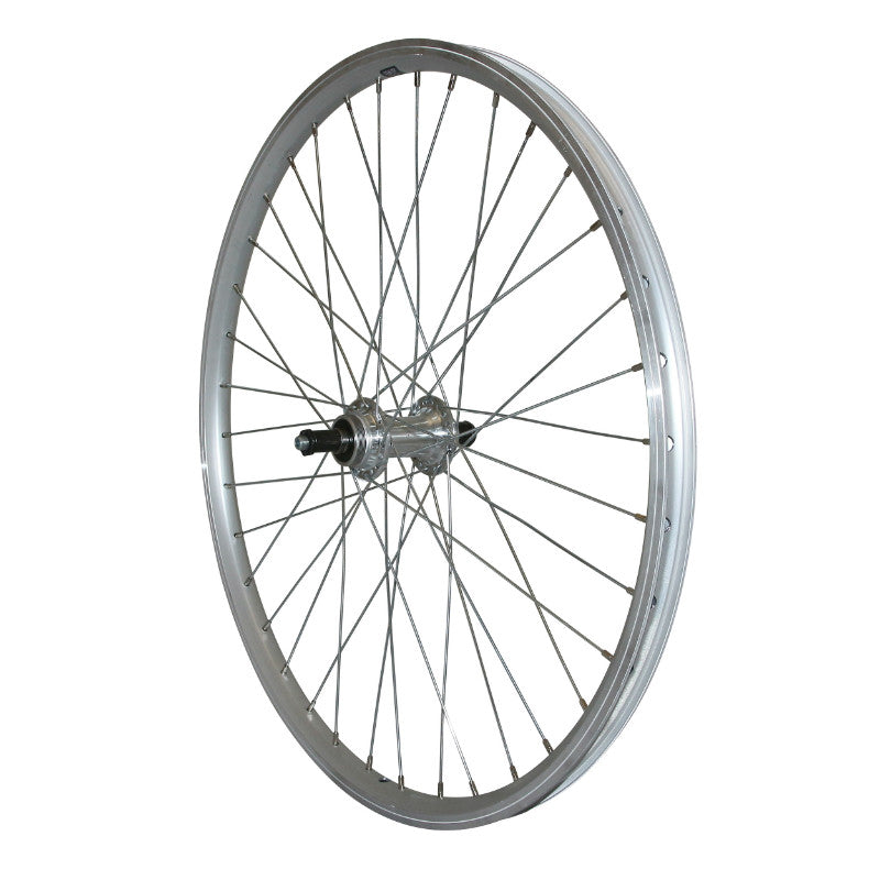 Roue arrière VTT 24" ER10 argent roue libre 6-7 vitesses