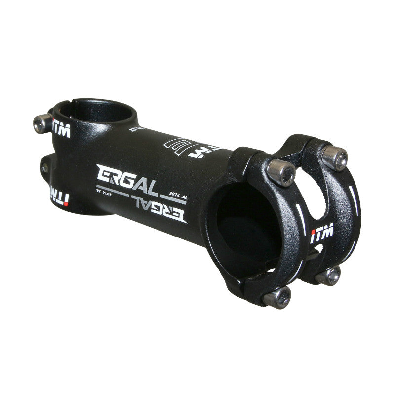 Potence ITM Ergal noire réversible 6° 31,8 mm – 90 mm