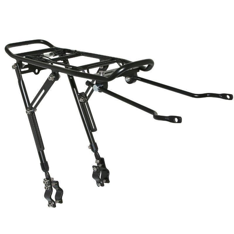 Porte-bagages arrière P2R alu noir 26" à 29" fixation haubans – 25 kg