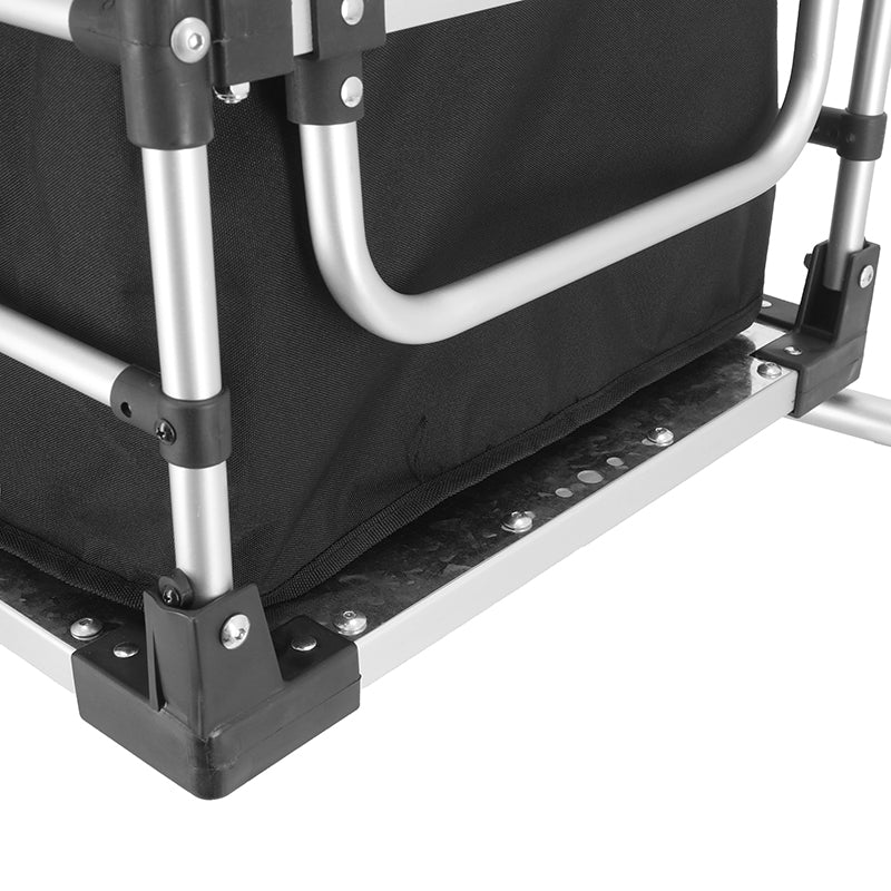 Remorque utilitaire vert-noir avec housse roues 20" – 40 kg – vue 4