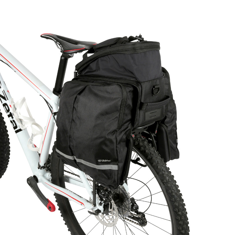 Sacoche arrière Zefal Z Traveler 80 sur porte-bagages 32 L noire