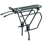 Porte-bagages arrière Zefal Raider R70 alu noir à tringles 26"-29" – 27 kg – Freins à disque