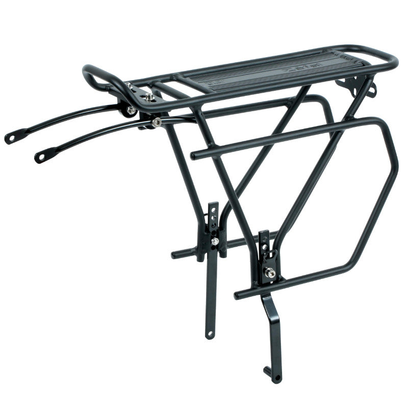 Porte-bagages arrière Zefal Raider R70 alu noir à tringles 26"-29" – 27 kg – Freins à disque