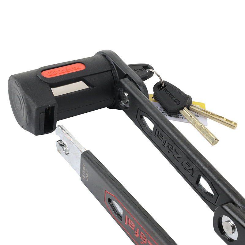 Antivol pliant à clé Zefal K-Traz F16L 95 cm noir – FUB 1 étoile – vue 5