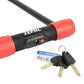 Antivol U à clé Zefal K-Traz U13L 115 x 292 mm Ø 13 mm avec support – vue 3