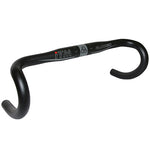 Cintre route ITM Alcor alu noir mat 31,8 mm déco grise – 44 cm