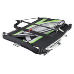 Remorque enfant poussette 2 places alu vert-noir – 36 kg