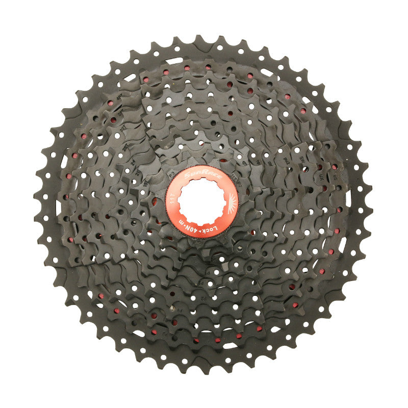 Cassette VTT Sunrace MX8 11 vitesses compatible Shimano – 11-46 Noir