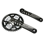 Pédalier VTT Sunrace MS954 9-10 vitesses alu noir 175 mm 44-32-22 intégré