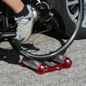 Home trainer Roto Mini 2 rouleaux noir – vue 2
