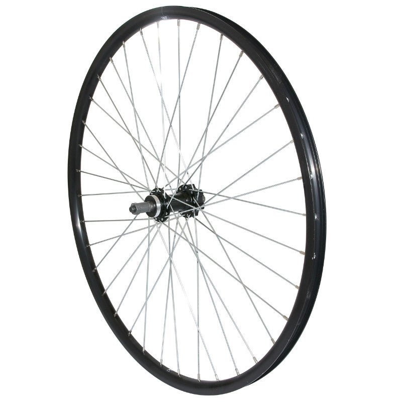 Roue arrière VTT 27,5" P2R disque 6 trous noire roue libre 8 vitesses