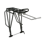 Porte-bagages arrière P2R alu noir 26" à 29" fixation moyeu, compatible disque