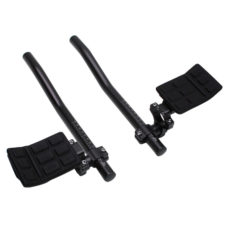 Prolongateur de cintre contre-la-montre alu noir position basse avec repose-bras