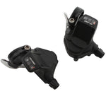 Manettes P2R cintre plat 9 vitesses compatibles Shimano (paire)