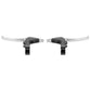Leviers de frein VTT-VTC V-Brake Newton 4 doigts alu argent-noir (paire) – vue 2