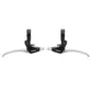Leviers de frein VTT-VTC V-Brake Newton 4 doigts alu argent-noir (paire) – vue 3