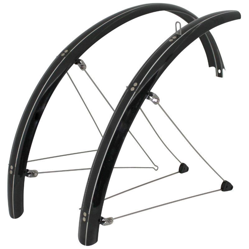 Garde-boue VTT 26" Stronglight Country à tringles (paire) – 54 mm noir