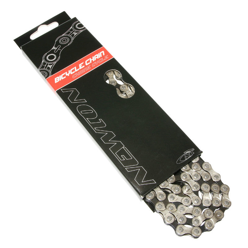 Chaîne 7-8 vitesses P2R argent-noir 116 maillons compatible Shimano et SRAM – vue 2