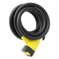 Antivol spirale à clé Auvray Ø 12 mm 1,80 m noir mat avec support – vue 4