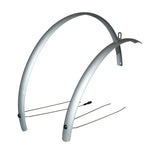Garde-boue city-VTC 28" Stronglight alu R'Light à tringles (paire) – 41 mm gris mat