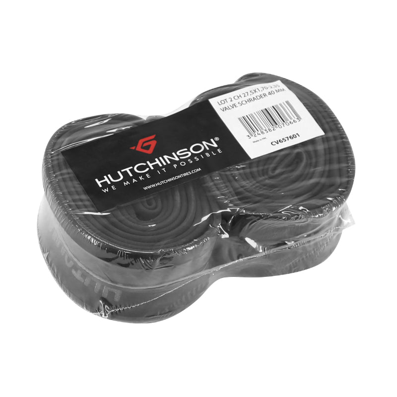 Chambres à air 27,5 x 1,70-2,35 Hutchinson valve Schrader 40 mm (lot de 2)