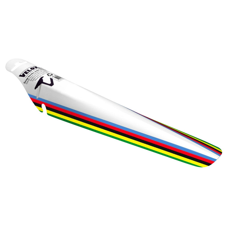 Garde-boue clipsable sous selle Velox – Blanc Champion du monde