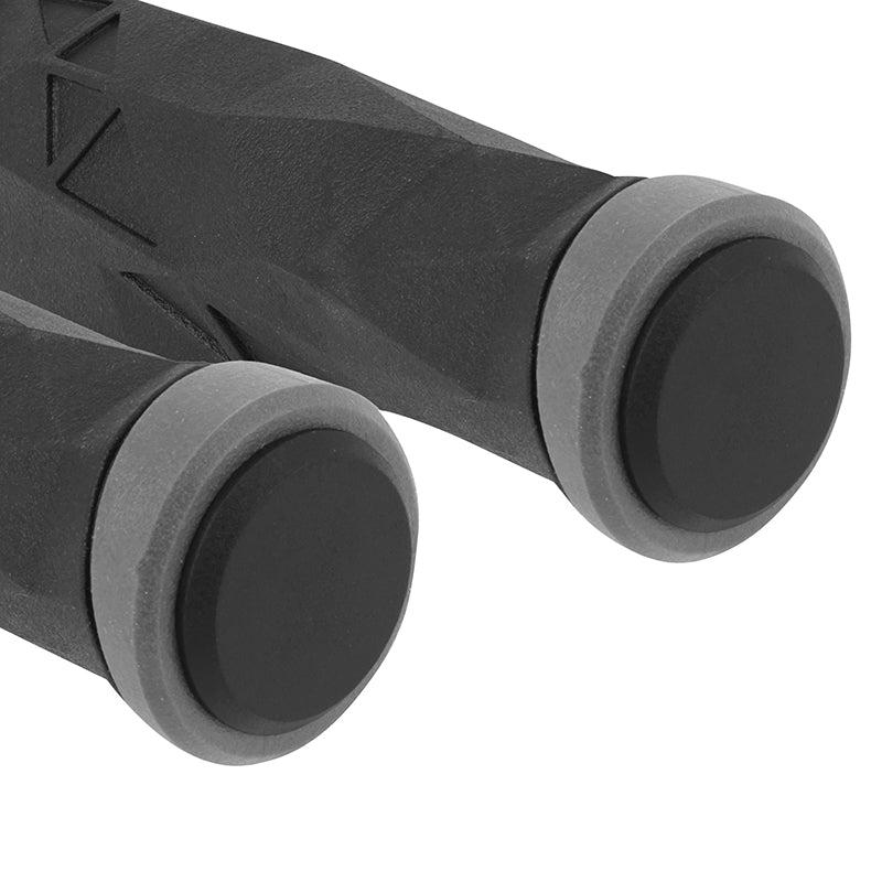 Poignées ergonomiques VTT Newton Probike 130 mm (paire) – Noir-gris