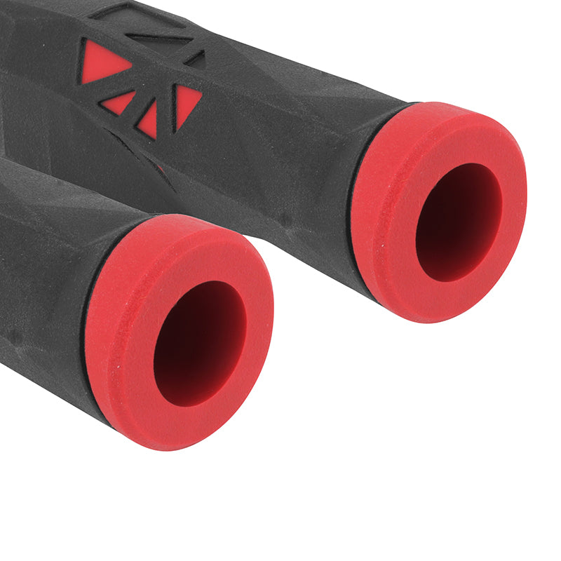 Poignées ergonomiques VTT Newton Probike 130 mm (paire) – Noir-rouge