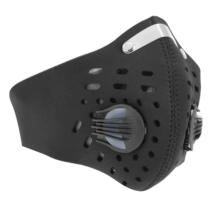 Masque anti-pollution Newton néoprène-lycra noir FFP2 – vue 3